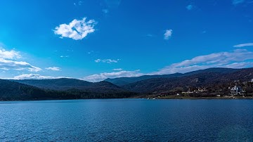 fast moving clouds hyperlapse.