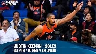 Justin Keenan 30 PTS / 10 REB vs La Unión - DIRECTV Liga de las Américas 2017
