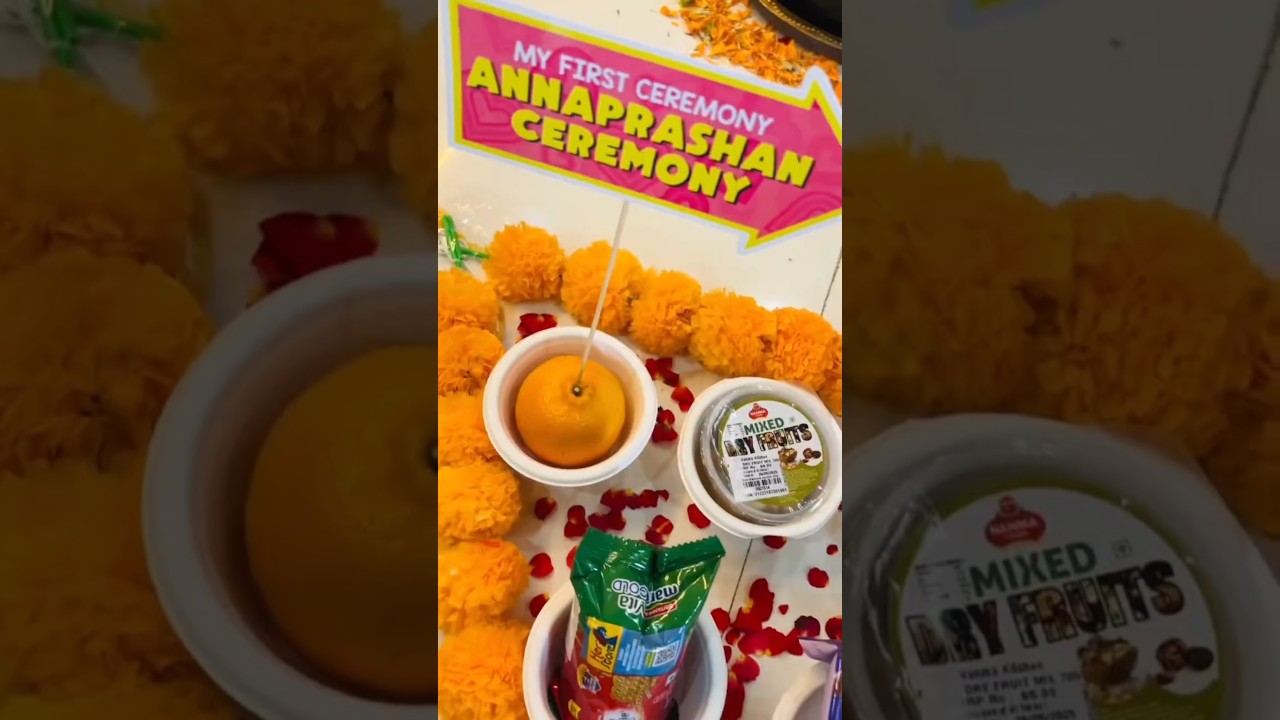 Annaprashan ceremony | Rice Ceremony | Annaprashan decoration at home idea 