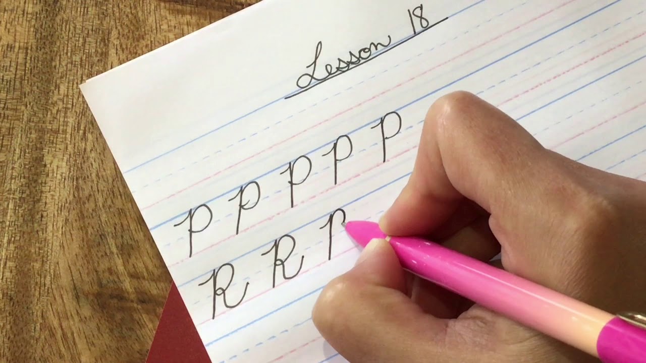 cursive writing 22