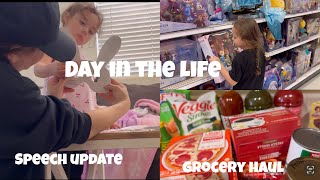 Day In The Life Of A Busy Mom | Speech Update | Autidm Mom Day In The Life | Grocery Haul