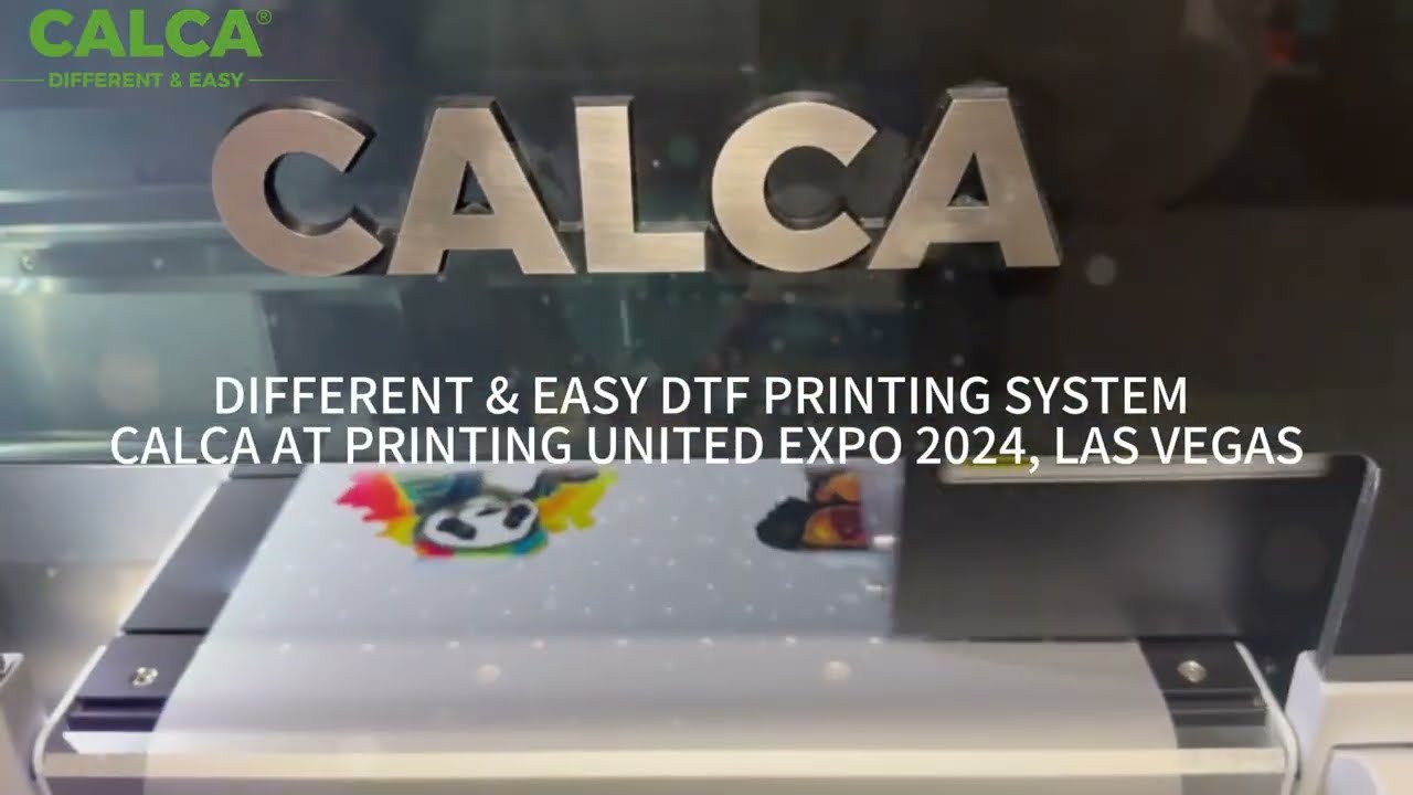 DIFFERENT & EASY DTF PRINTING SYSTEM CALCA AT PRINTING UNITED EXPO 2024, LAS VEGAS