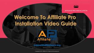 Affiliate Pro Installation