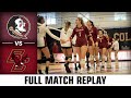 Florida state vs boston college full match  2022 acc volleyball