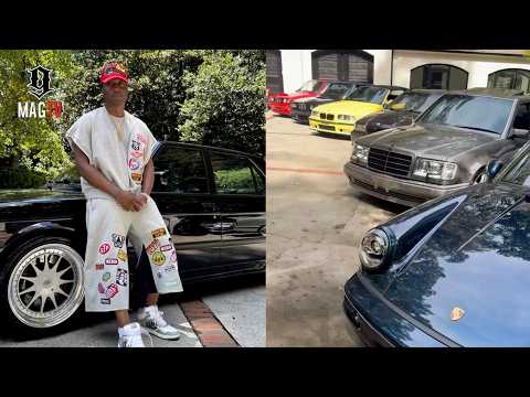 Kirk Frost Pulls Out 12 Old School Foreigns In His Mansion Driveway! 🚘
