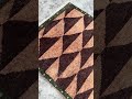 4x5 ft, Hand-knotted Tulu Rug, 100% Wool. Brown & Green Colors. Custom Options Available