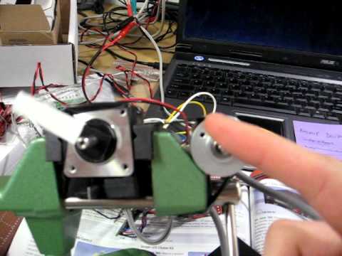 Arduino Encoder to Stepper Motor - YouTube 6 wire stepper motor controller 