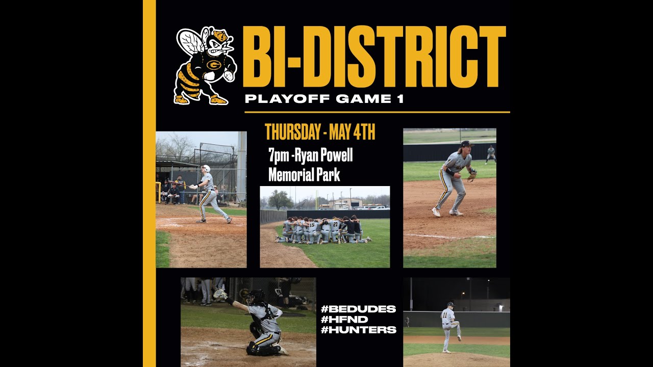Baseball BiDistrict Playoff Gatesville vs Marble Falls Game 1 5/4/23