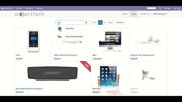 Odoo 11 Website Autocomplete Search with Images