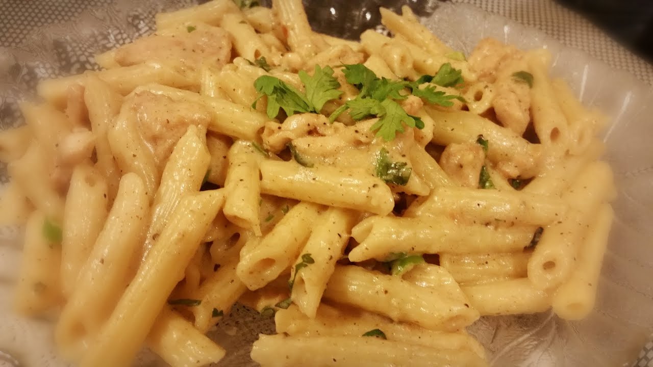 Chicken creamy penne pasta recipe YouTube