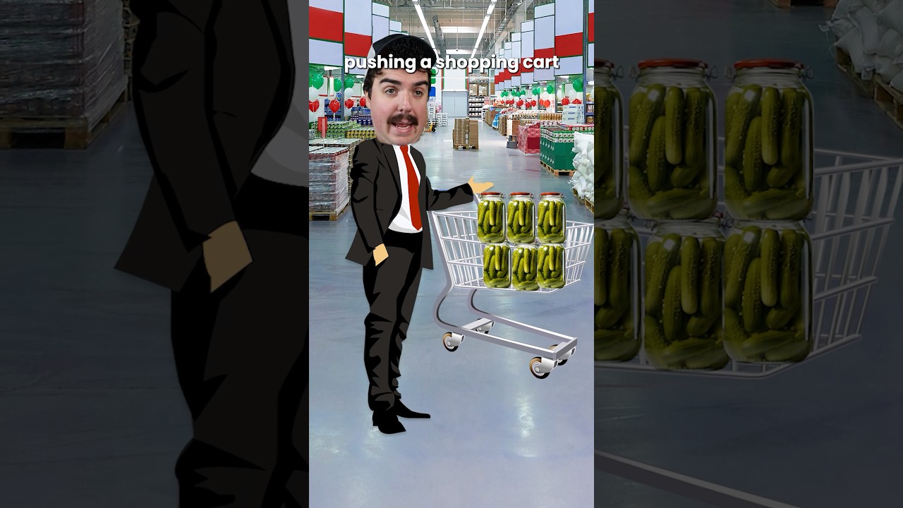 Ребенок разрушил продуктовый магазин 😂