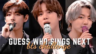 GUESS WHICH BTS MEMBER WILL SING NEXT | BTS CHALLENGE |   BONUS CLIP 😉 |HAPPY BIRTHDAY JINNIE!