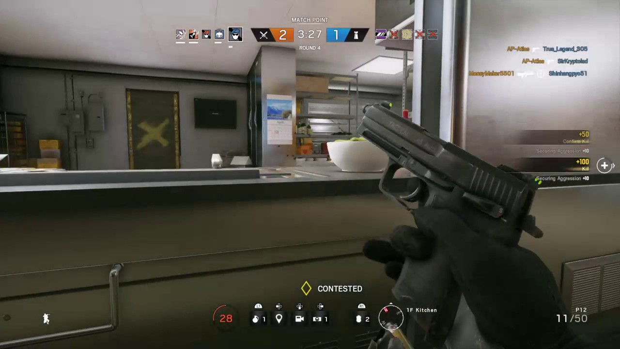 Rainbow Six Siege Pistol