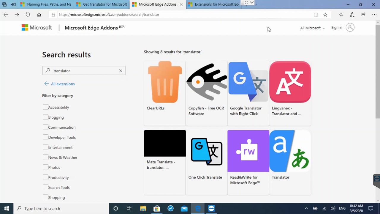 Tradutor Simples - Microsoft Apps