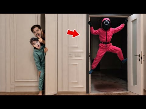 MELISA NISA! THE SCARY SOLDIER MONSTER CAME TO OUR HOUSE