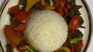 ВКУСНОЕ УЙГУРСКОЕ БЛЮДО ГАНФАН С РИСОМ!