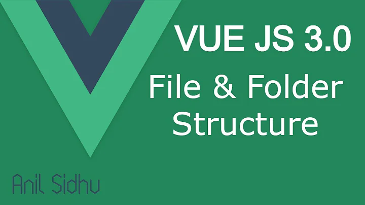 Vue JS 3 tutorial #4 File and Folder Structure