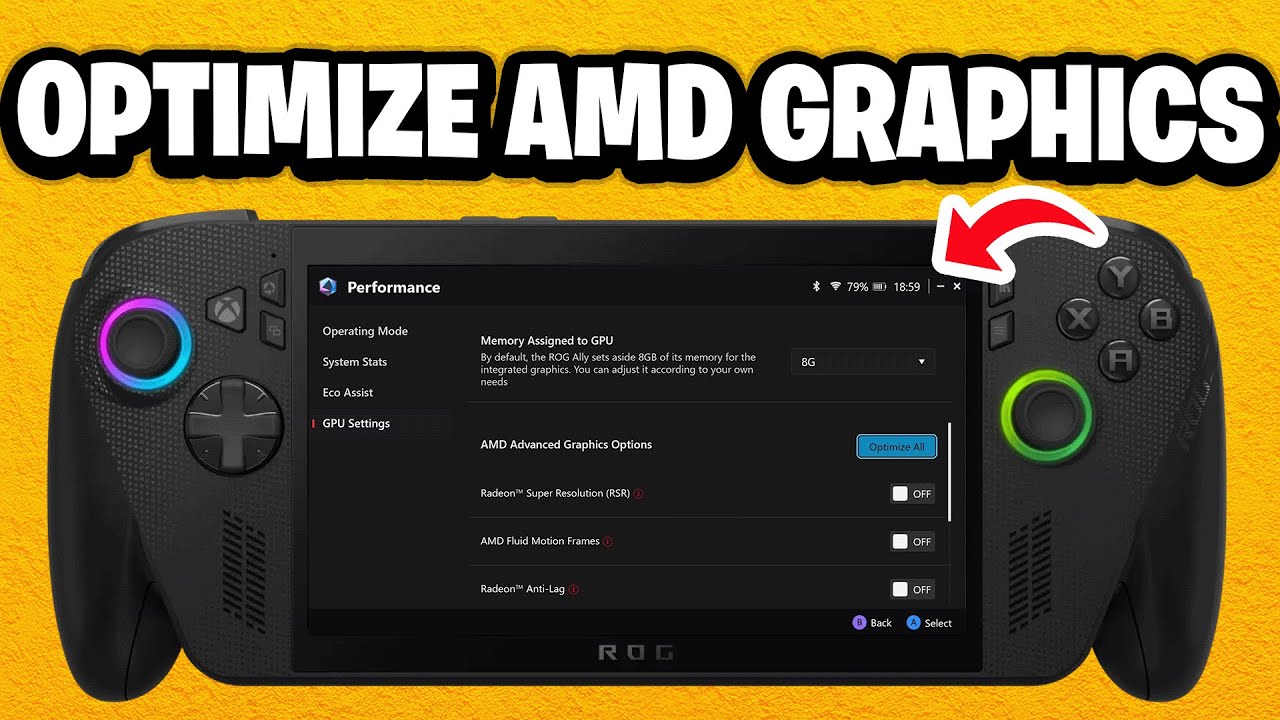 How To Optimize AMD Advanced Graphics on ROG Xbox Ally X - Fastest ...