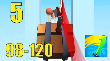 Sword Play! - Walkthrough Part 5 All Levels 98-120 Max Level (Android, iOS) Gameplay Solution
