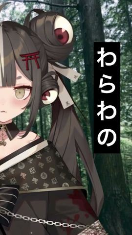 封印された人外美女、姦姦蛇螺(かんかんだら)を紹介 #shorts