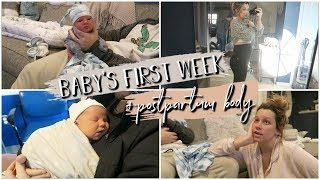 Baby's First Week, First Outing & PostPartum Body!