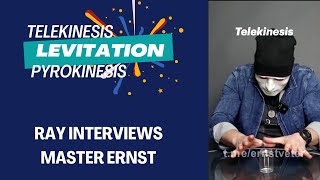 Live Demonstration of Telekinesis + Explanation From Ernst Veter | Ray Interview | RayMaor.com