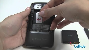 Install Sim Card and Battery on HTC HD7