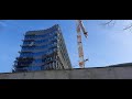 SAN DONATO MILANESE. cantiere centro ENI  4 gru LIEBHERR  e una gru  SIMMA , ditta WEBUILD S.P.A
