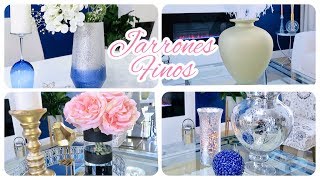 Frente a ti estaño Explícito COMO HACER JARRONES ELEGANTES // 4 DIY FLOREROS BONITOS // Z-GALLERIE HACK  #diyjarrones - YouTube