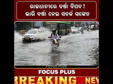 ବର୍ଷାରେ ବେହାଲ ରାଜଧାନୀ: ସକାଳୁ ସକାଳୁ ଦିଲ୍ଲୀରେ ପ୍ରବଳ  ବର୍ଷା  ll FOCUS PLUS ||