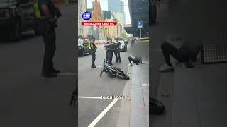 Teen Charged After Allegedly Hitting Cop With An E-Bike 9 News Australia