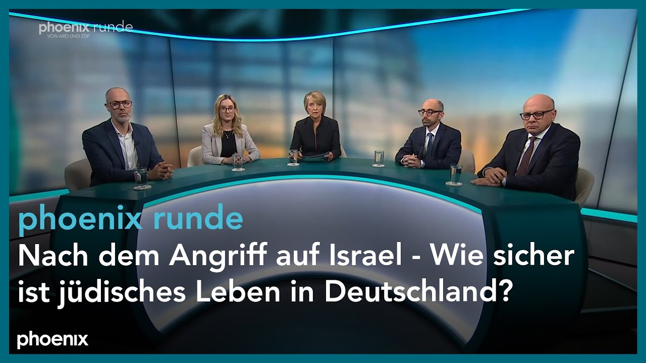 Phoenix Runde phoenix runde: Nach dem Angriff auf Israel - Wie sicher ist jüdisches ...