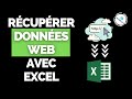 Rcuprer les donnes dun site internet dans excel comme un pro tutoriel