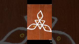 Pulli Simple Kolam Design Video