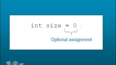 Java Tutorial: 5. Declaring Variables