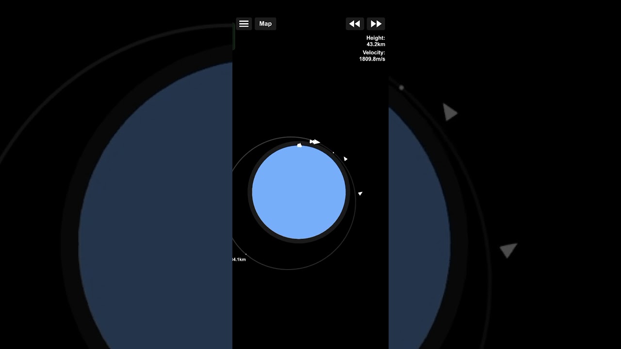 Играю в Spaceflight Simulator  3ч   запуск спутника