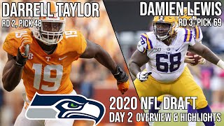 How do you feel about these 2 picks and seattle handled the trades of
their second third round picks. limited amount darrell taylor
highlights and...