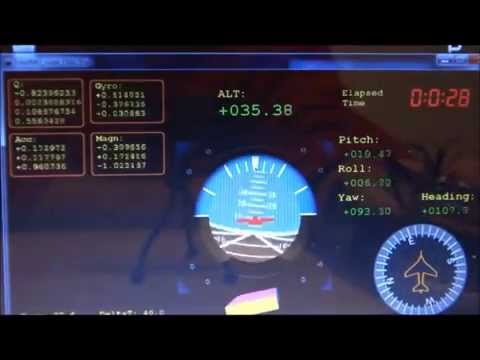 New FreeIMU Library Processing GUI
