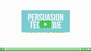 2. Persuasion, not manipulation: influence others in a positive way