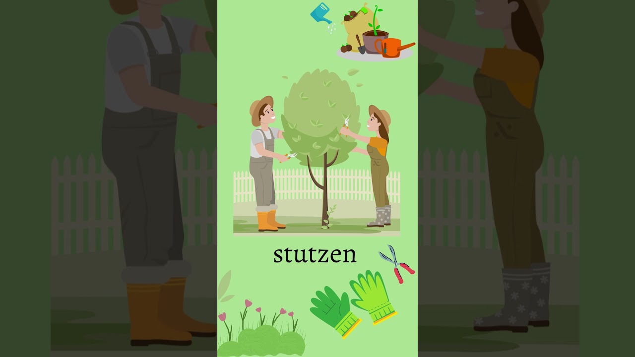 🇩🇪 Deutsch im Garten - Diese Wörter musst du kennen! 🌼 German in the Garden 🌿 Немецкий язык в саду 🌼