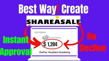 How to create ShareAsale CPA and Affiliate Marketing Account | New  CPA self Click Method