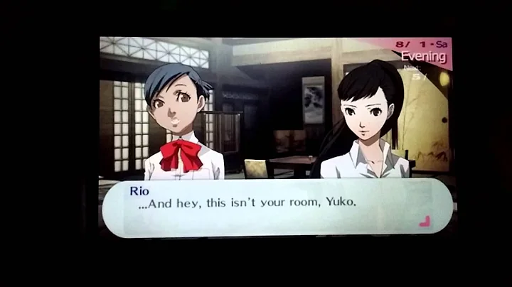 Persona 3 Portable: In Inaba, Yukiko cameo?