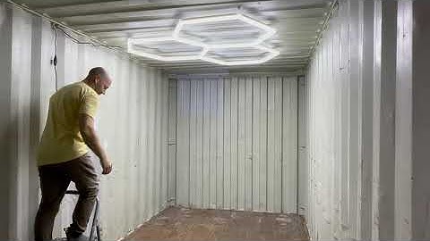 Checkout these unique lights for my shipping container