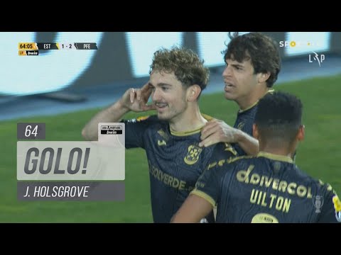 Goal | Golo J. Holsgrove: Estoril Praia 1-(3) Paços de Ferreira (Liga 22/23 #21)