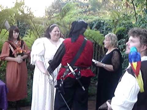 Diane and Joe's Pirate Wedding