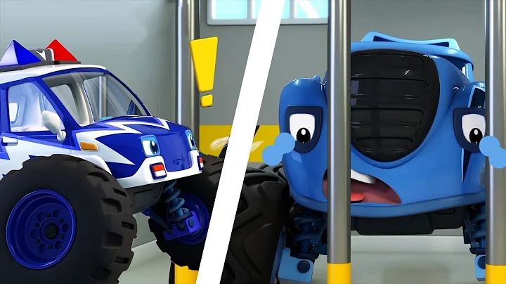 Police Car Arrests Trouble Maker | Monster Truck, Truck Song | Nursery Rhymes | Kids Songs | BabyBus