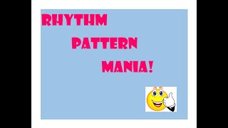 Rhythm Pattern Mania- Echo Body Percussion and Question and Answer Body Percussion with Ms. Winckler