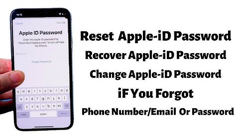 How to recover my icloud password without phone number