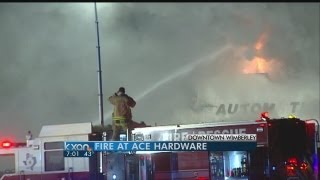 Ace Hardware goes up in flames