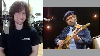 Video thumbnail of "British guitarist analyses the 'best unknown player' Roy Buchanan live in 1976!"